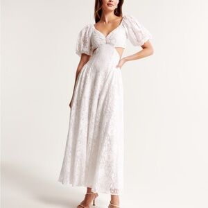 NWT Abercrombie & Fitch Lace MIDI Dress size XXS